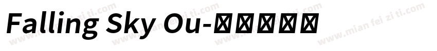 Falling Sky Ou字体转换